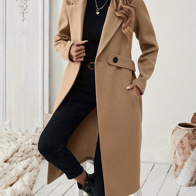 Freja™ | Elegant lång kappa för höst och vinter