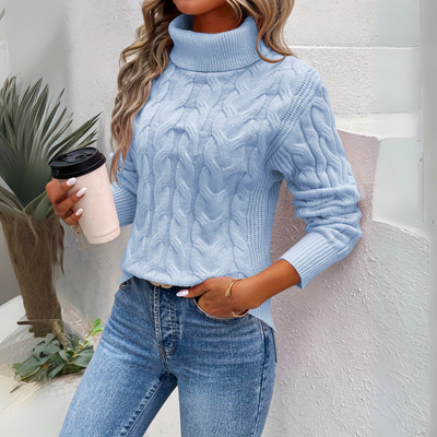 Selina™ | Elegant Polotröja för Värme &amp; Stil