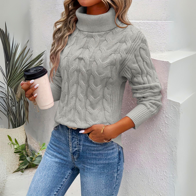 Selina™ | Elegant Polotröja för Värme &amp; Stil