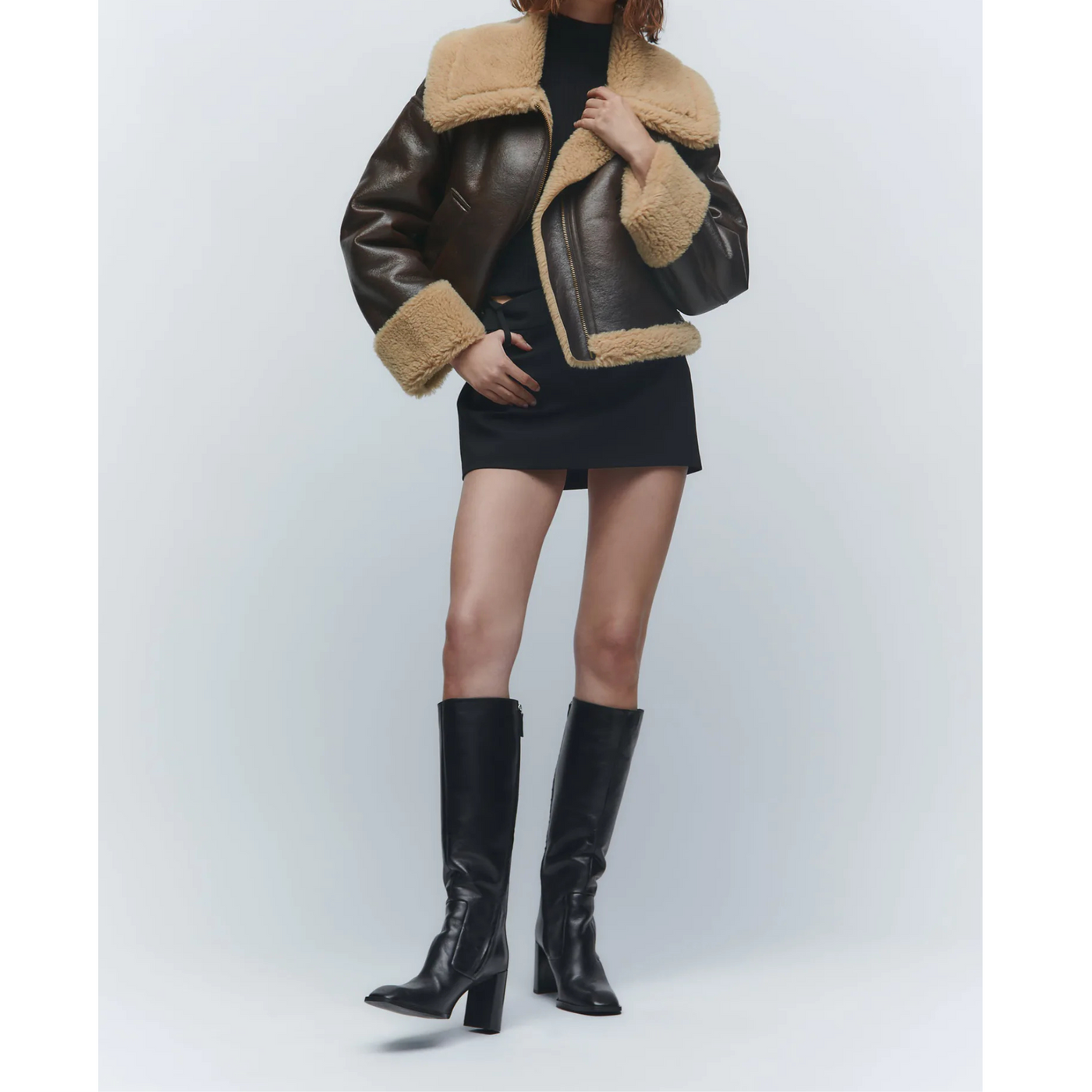 Elira™ |  Shearlingjacka