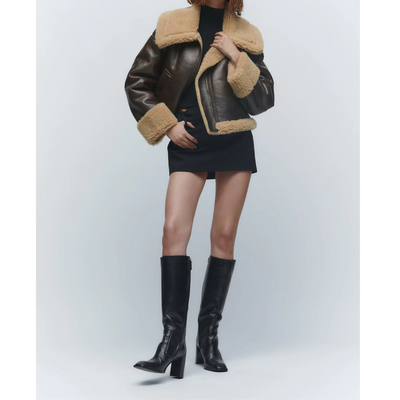 Elira™ |  Shearlingjacka