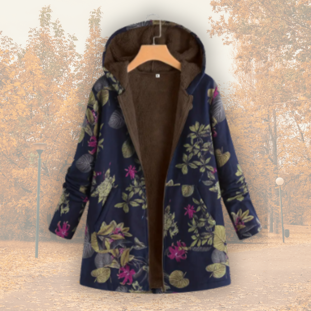 Camellia | Varm jacka med fleecefoder