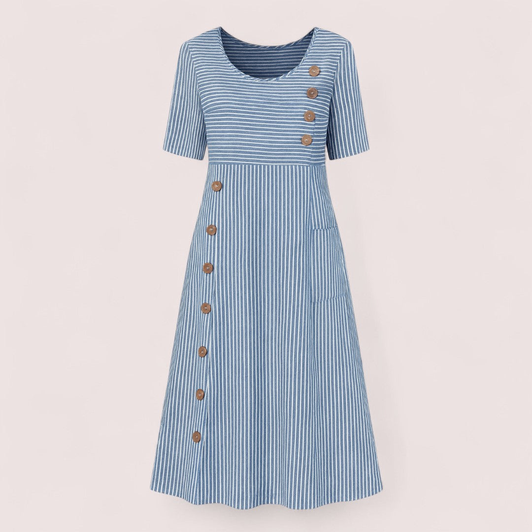 Marblestitch™ | Stribet Sommerkjole