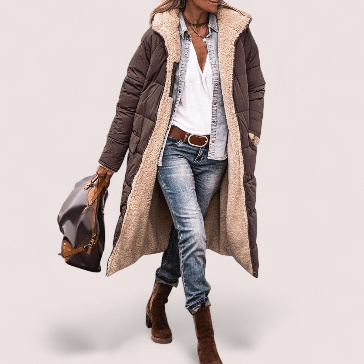 Elira™ | VARM REVERSIBEL PARKA JACKA