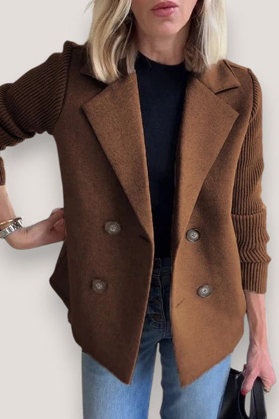 Freja™ | Elegant Stickad Ärmlös Blazer