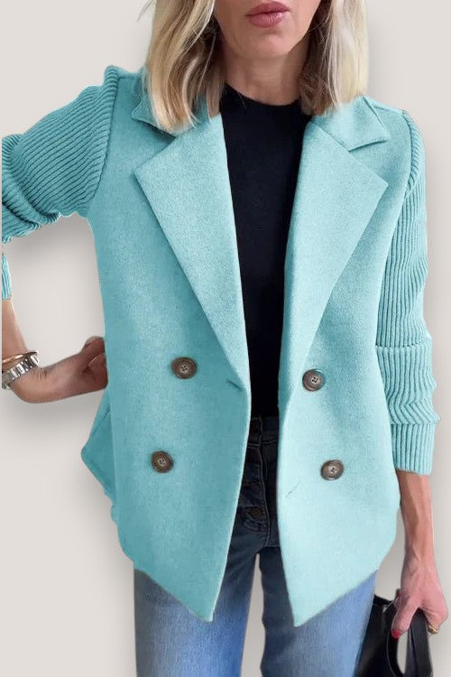 Freja™ | Elegant Stickad Ärmlös Blazer