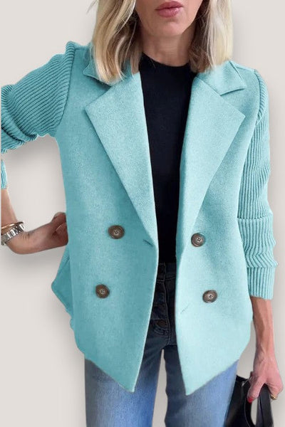 Freja™ | Elegant Stickad Ärmlös Blazer